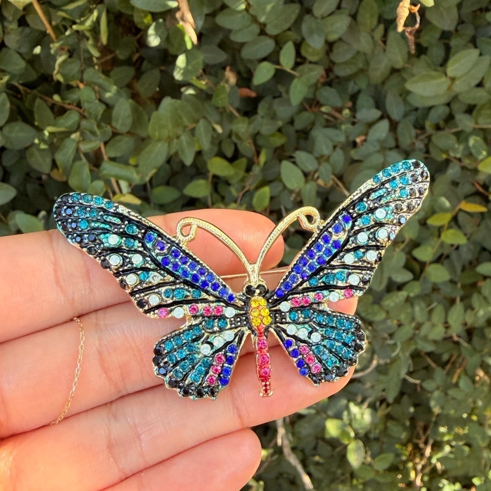 Brooch Colorful Butterfly Brooch - Picture 4 of 6